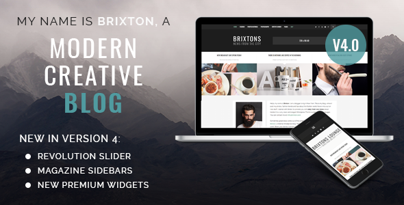 Brixton - A Responsive WordPress Blog Theme