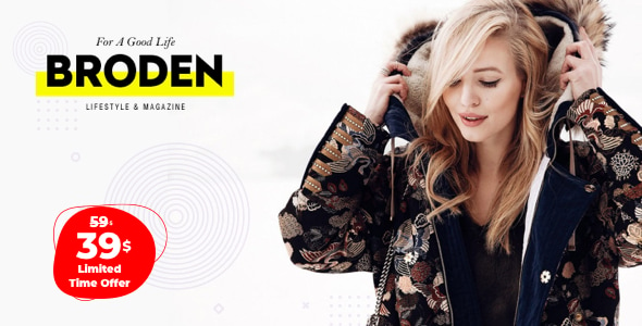 Broden | Lifestyle Blogging WordPress Theme