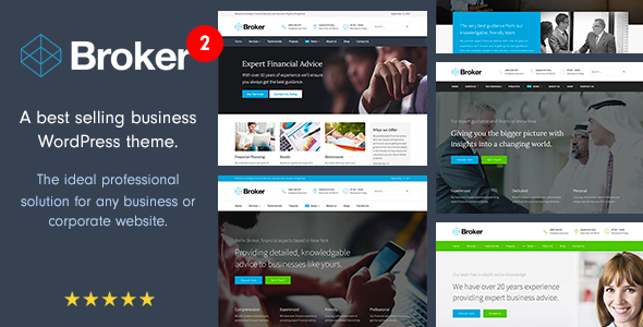 Broker - Business and Finance WordPress Theme