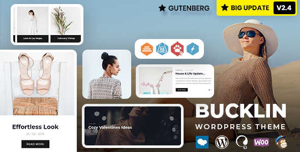 Bucklin - Creative Personal Blog WordPress Theme