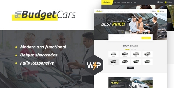 Budget Cars | Car Dealer & Rental WordPress Theme + Store