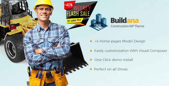 Buildana | Construction & Building WordPress Theme