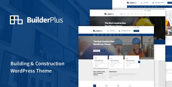 BuilderPlus - Building & Construction WordPress Theme