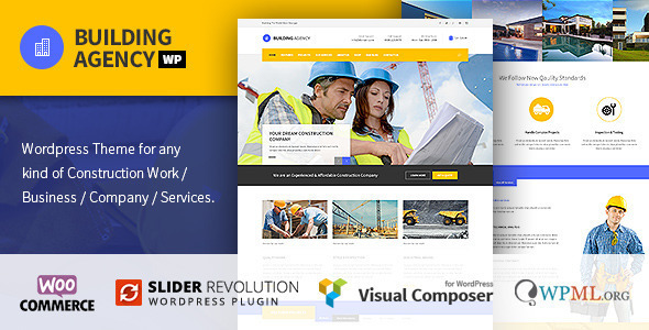 Building Agency - Construction WordPress Theme