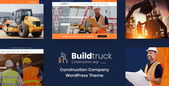 BuildTruck - Construction WordPress Theme