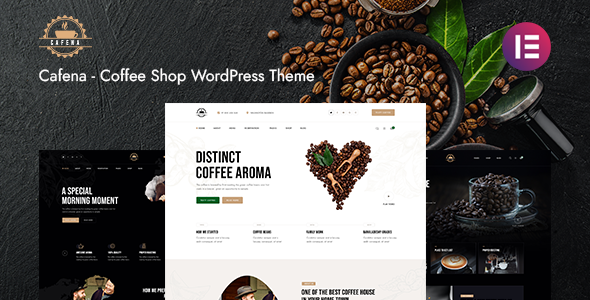 Cafena - Coffee Shop WordPress Theme