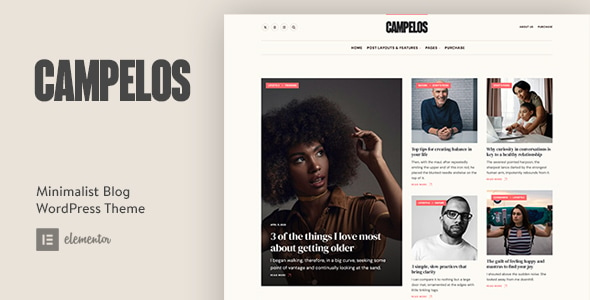 Campelos - A Beautifully Crafted Blog WordPress Theme