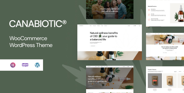 Canabiotic - Medical Marijuana and Cannabis WordPress Theme