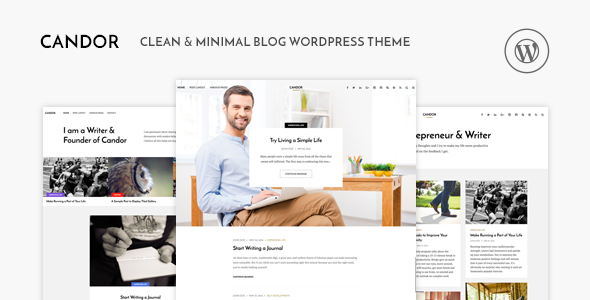 Candor - Responsive WordPress Blog Theme