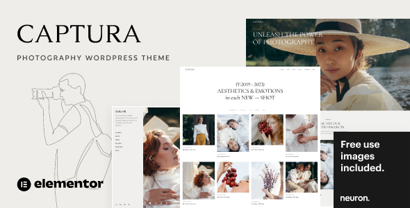 Captura - Photography Portfolio WordPress Theme