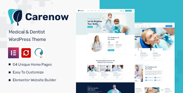 Carenow – Medical & Dentist WordPress Theme