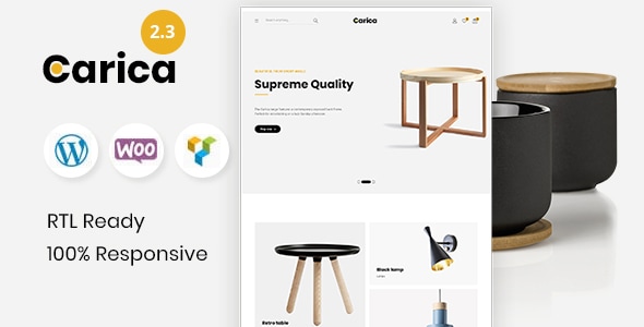 Carica Furniture Handmade Shop WooCommerce Theme