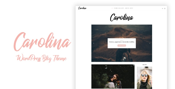 Carolina - Simple WordPress Blog Theme