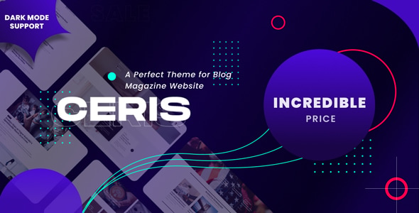 Ceris - Magazine and Blog WordPress Theme