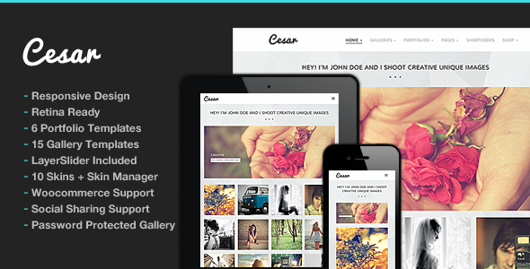 Cesar | Photography WordPress