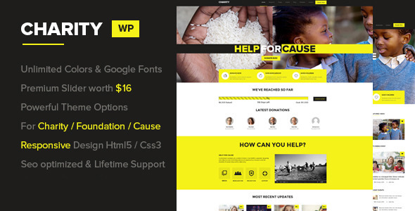 Charity WordPress Theme