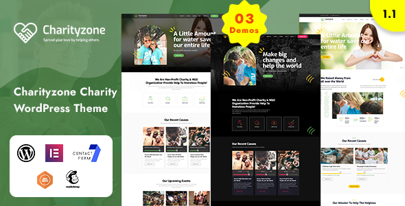 Charityzone - Donation WordPress Theme