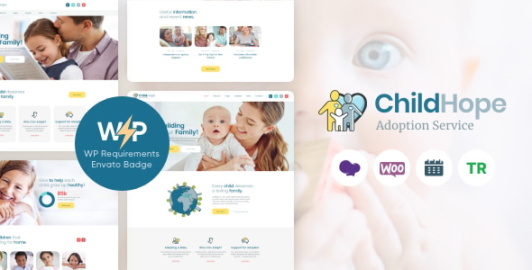 ChildHope | Child Adoption Services & Nonprofit Theme