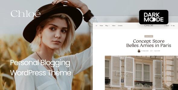 Chloé - Personal Lifestyle WordPress Blog Theme