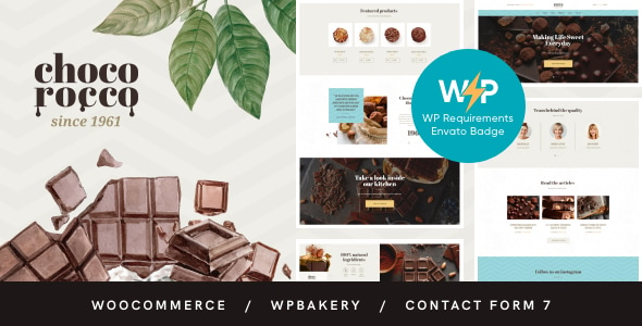 ChocoRocco | Chocolate & Candy Shop WordPress Theme