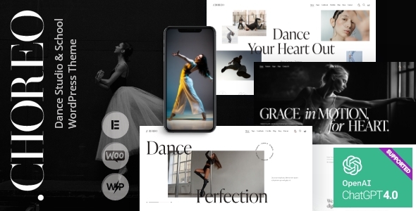 Choreo - Dance Studio & School WordPress Theme