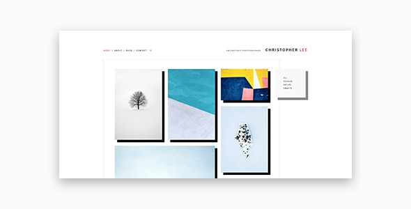 Christopher - Portfolio & Photography WordPress Theme