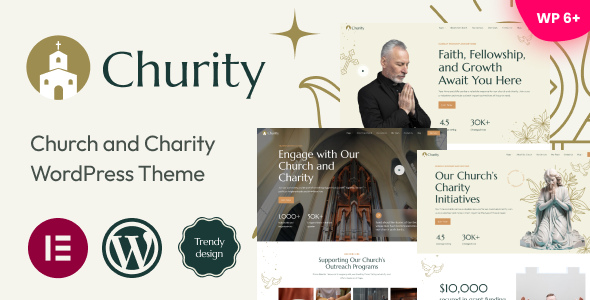 Churity - Church and Charity WordPress Theme