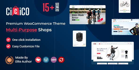 Cicico - Modern Multi Shop WooCommerce Theme