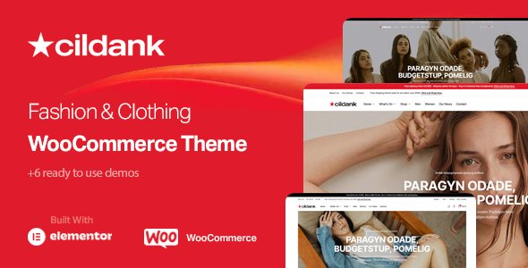 Cildank - Fashion & Clothing Store WooCommerce Theme