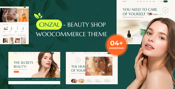 Cinzal - Health and Beauty Shop WooCommerce Theme