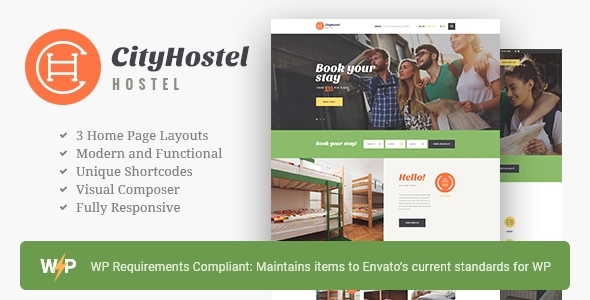 City Hostel | Travel & Hotel Booking WordPress Theme