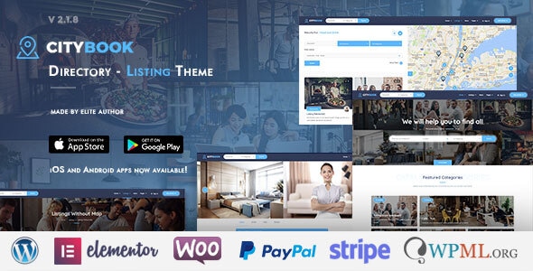 CityBook - Directory & Listing WordPress Theme