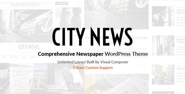 CityNews - Comprehensive Newspaper WordPress Theme