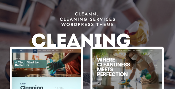 Cleann - Cleaning Services WordPress Theme