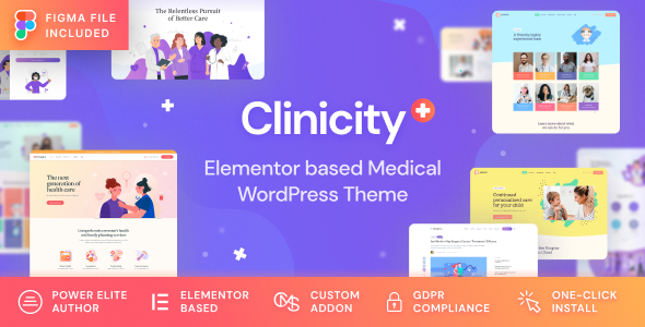 Clinicity - Health & Medical Elementor Theme