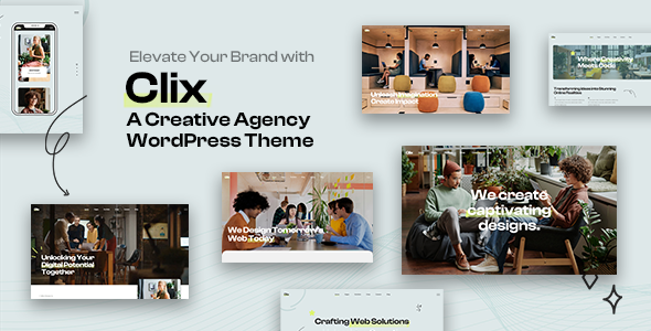 Clix - Creative Digital Agency WordPress Theme