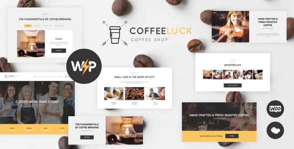 Coffee Luck | Cafe, Restaurant & Shop WordPress Theme