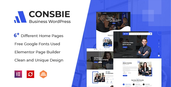 Consbie - Business & Consulting Elementor WordPress Theme