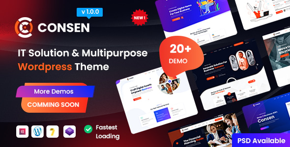 Consen - IT Solution &  Multi-Purpose WordPress Theme