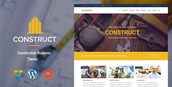 Construct - Construction & Business WordPress Theme