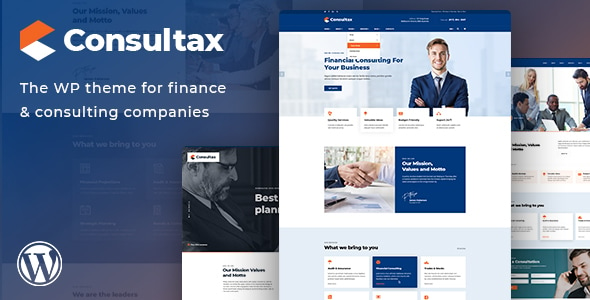 Consultax - Financial & Consulting WordPress Theme