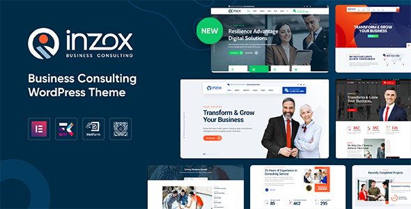 Consulting Business WordPress Theme - Inzox