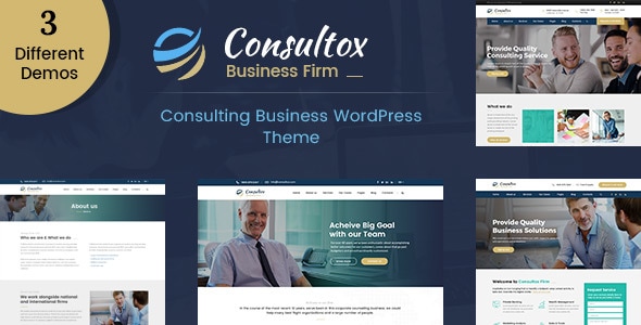 Consultox - Consulting Business WordPress Theme