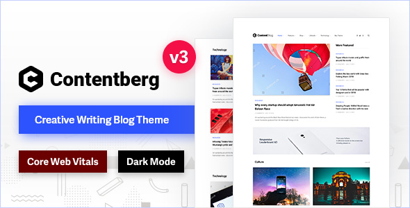 Contentberg - Content Marketing & Personal Blog for WordPress