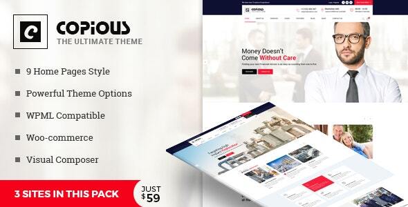 Copious - Multiuse WordPress Theme