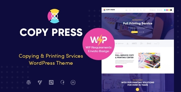 CopyPress | Type Design & Printing Services WordPress Theme