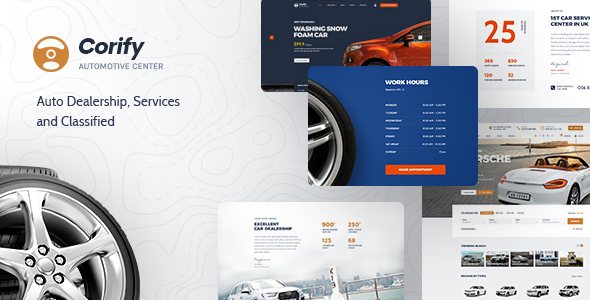 Corify - WordPress Car Listings & Dealership Theme