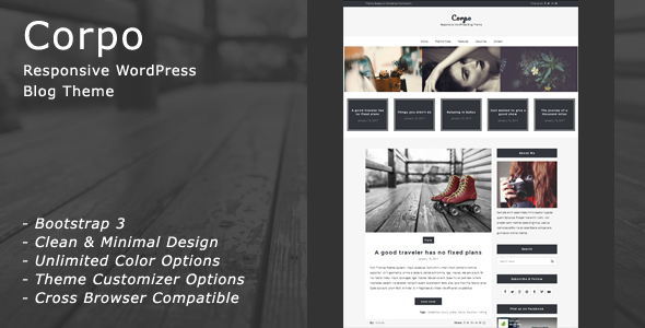 Corpo - Responsive WordPress Blog Theme