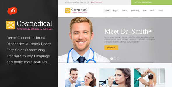 Cosmedical - Health & Medical WordPress Theme