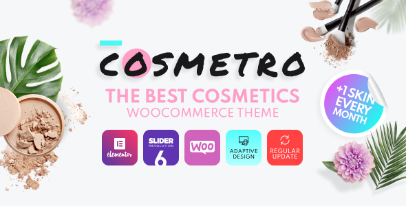 Cosmetro - Cosmetics Store Elementor WooCommerce Theme